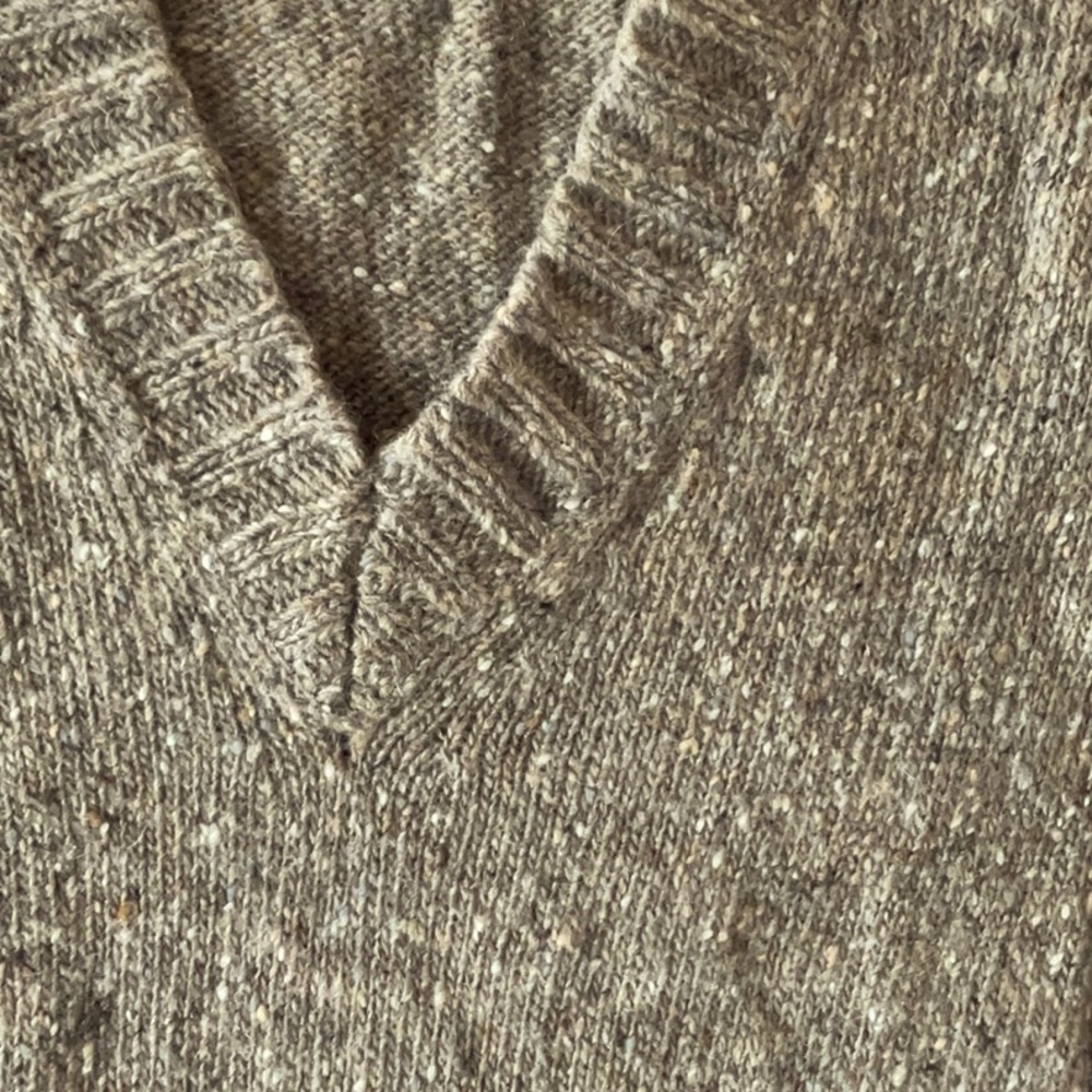 J.Crew Wool Mohair Angora Rabbit Hair Blend V-Neck Sweater Sz XS